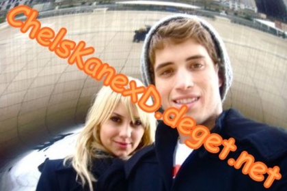 Me and Brian Dales in front of the Cloud Gate Sculpture - Chicago Trip
