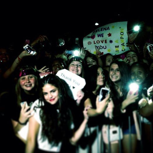 Selena Gomez and fans #3