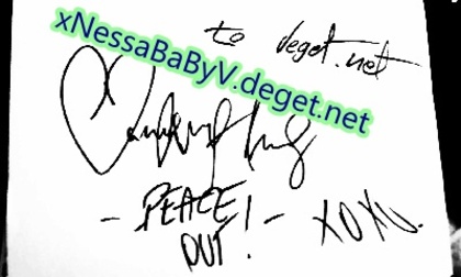 Special Autograph for Deget.net