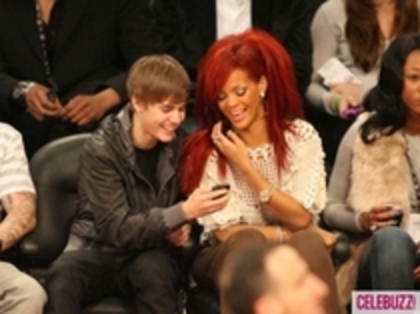 Justin Bieber and Rihanna