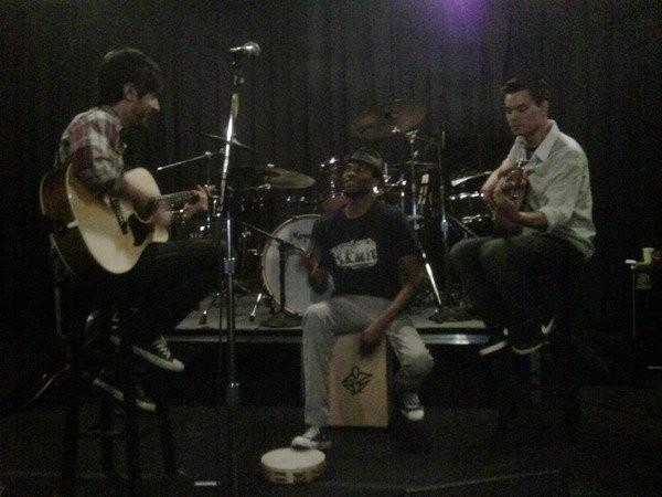 at rehearsal with my boys