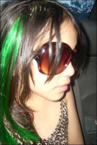 green highlights - old pics with me_memories