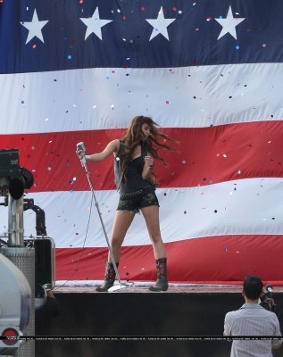 Party In The USA - On Set September 11 2009
