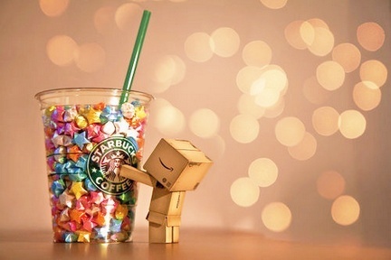 danboo with starbucks