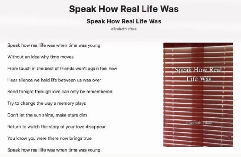 Speak How Real Life Was