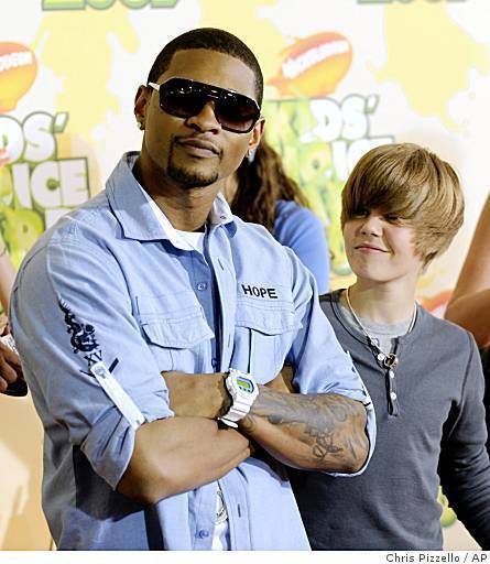what glasses u have \' come on u are the boss here - Usher and Justin