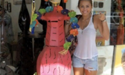 10 - Miley Cyrus on vacation in Cabo