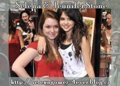 Selena Gomez and Jennifer Stone