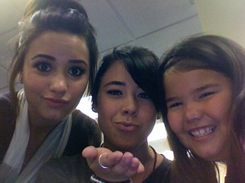 kiss from marissa - At web cam with Madison and Marissa