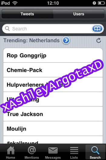 Someone just told me that True Jackson is a trending topic on twitter in the Netherlands! Wow! Thank