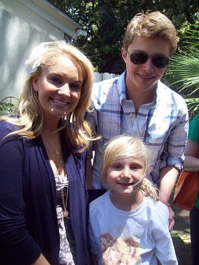 Me, Tiffany Thornton and Sterling Knight