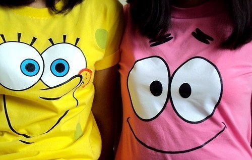 Spongebob & Patrick T-Shirts ((:
