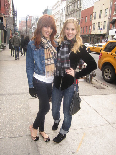 Me and Caroline shopping in NY !