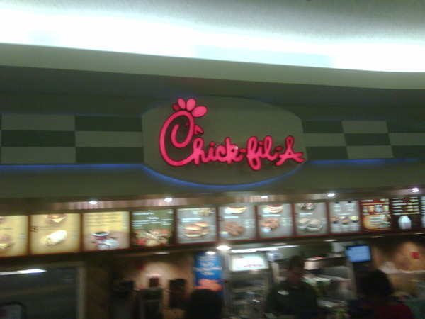 What I'm having for lunch! Chick-fil-a baby! Yaya...