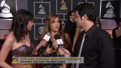 normal_018 - 0  Annual Grammy Awards 2011 - Red Carpet Interview 0