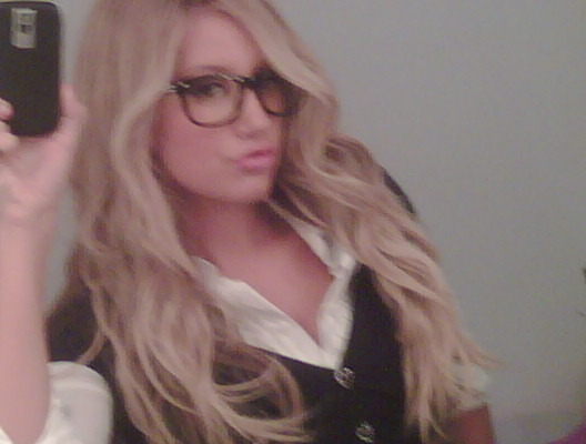 Ashess with glasses
