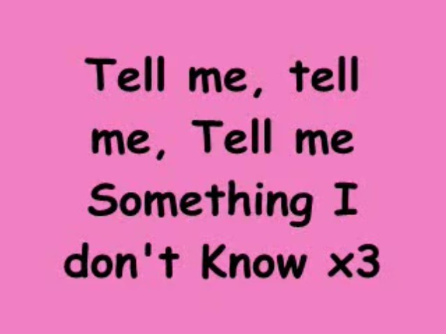 Selena Gomez Tell Me Something I don\'t know Lyrics  (13)