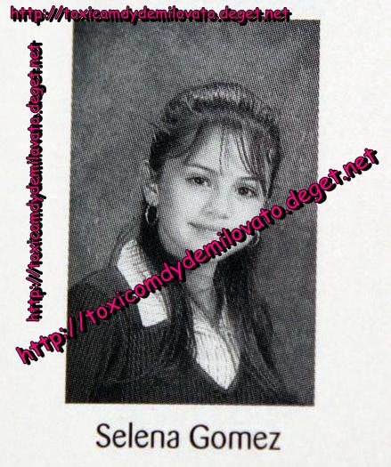 this is Selena in yearbook