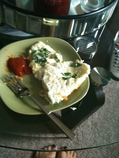 My egg white omellette was a complete fail this morning - YaaY nEwZ PiCzZ