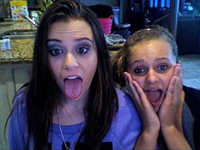 Say whaaat!? - Webcam with my cousin Marye