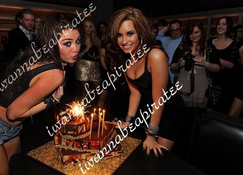with miley - My 18th b-day