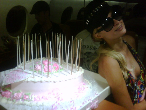 On the Jet with yet Another Birthday Cake haha