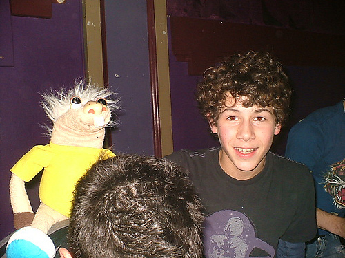 Nick Jonas with charlie rare