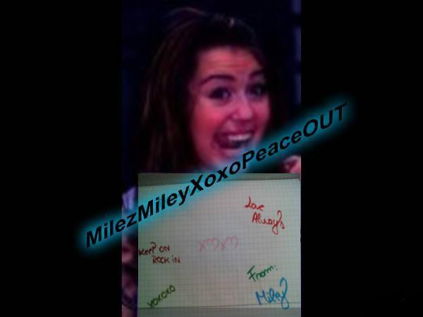 from  MilezMileyXoxoPeaceOUT - my autographs