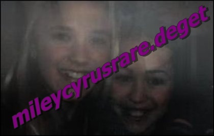 em and miley - a rare pics with miley and emily