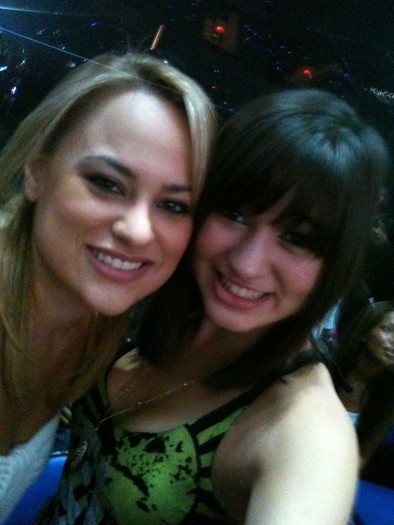 I and my sis at Justins concert - My twitpics