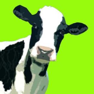 green cow =))
