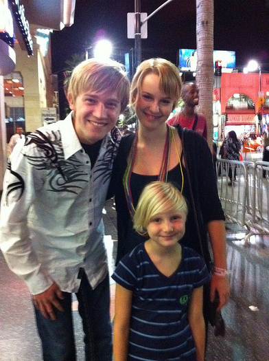 With two of the most sweetest people! - Good Luck Charlie Stars