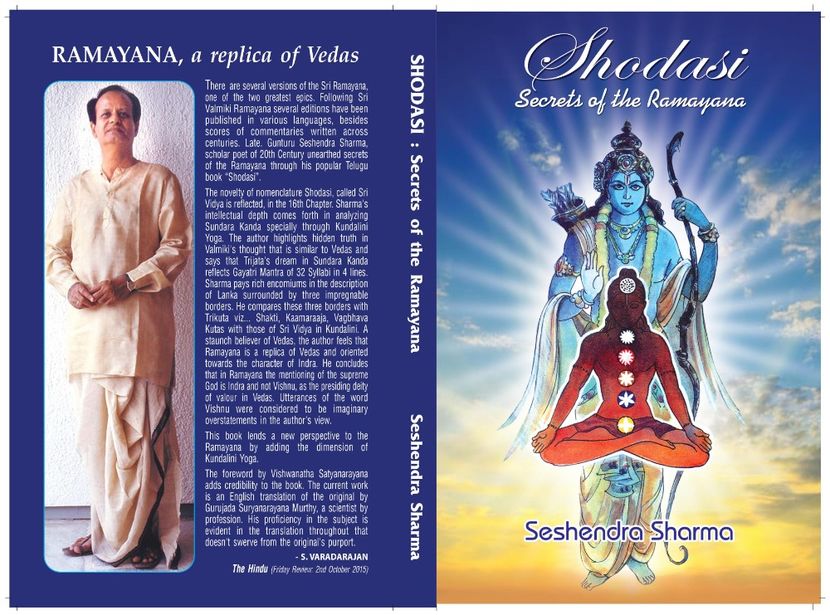 Sri Sundara Kanda is nothing  but Kundalini yoga : Seshendra Sharma; Sri Sundara Kanda is nothing 
but Kundalini yoga
( Shodasi  : Secrets of the Ramayana )
From “ Shodasi : Screts of The Ramayana by Seshendra Sharma
( Tranlsation of  “ Shodasi : Ramayana Rahasyamulu ,
