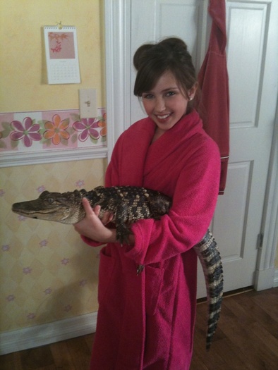 me and my crocodile