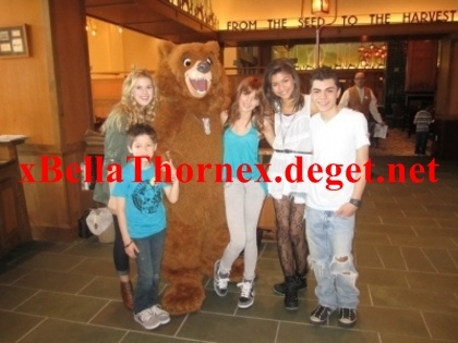 Spending the day at Disney World with Shake it Up Cast(2)