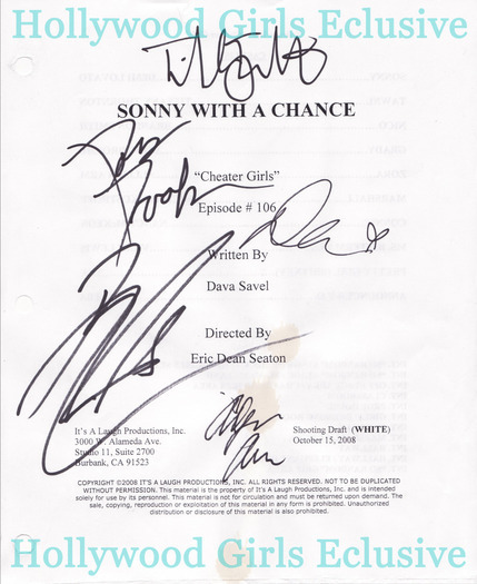 16253259_YTFJVAHSF - Autograph Sonny With A Chance