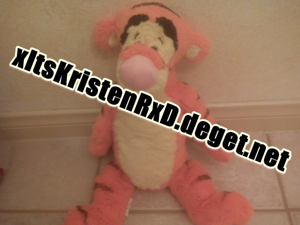 This is what she got mee!! ( laura )TIGGGERRR!!! Cause I lalalaloveee tigger and he is a tiger! - And now time for proofs
