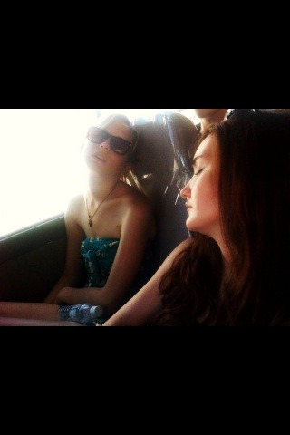 Just came across this picture of my best friend and I asleep on a tour bus in the Bahamas Hot stuff,