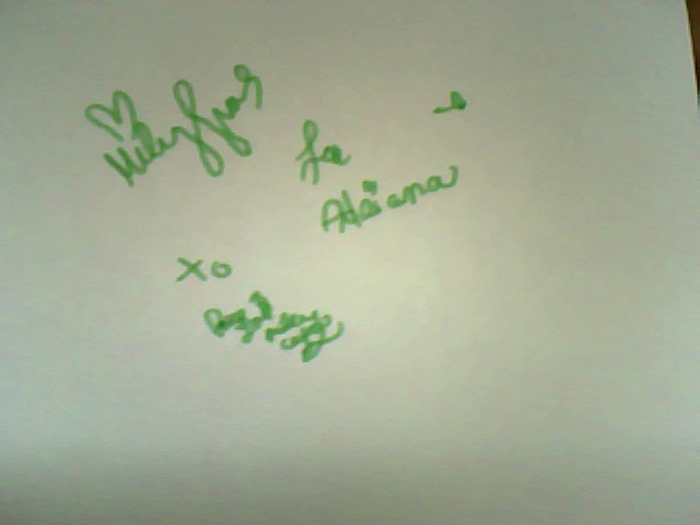 For Adrianna - Autographs