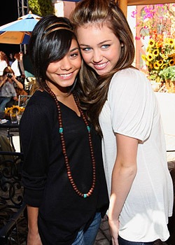 Miley Cyrus and Vanessa Hudgens