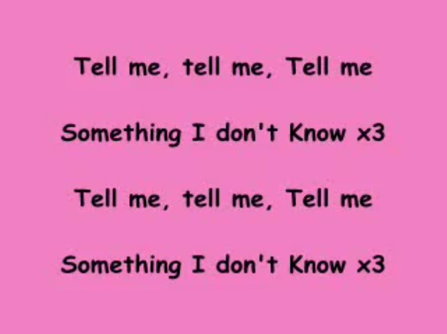 Selena Gomez Tell Me Something I don\'t know Lyrics  (22)