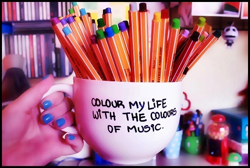 x Colour my life with the colours of music x