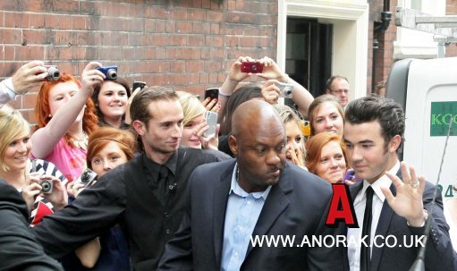9062353 - Kevin and Joe-Arriving at Queens Theatre