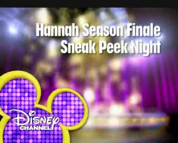 CA5KQ91B 0899 - x Hannah Montana Season Finale Sneak Peek Ad 2