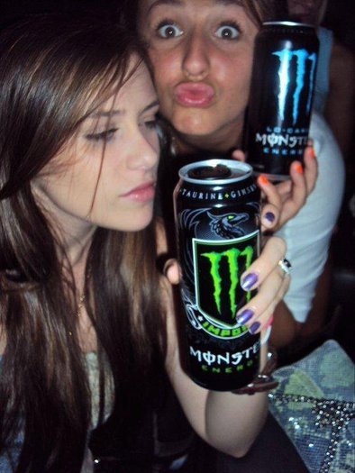 huh, i'm a little bored :\ - Monster Energy drink