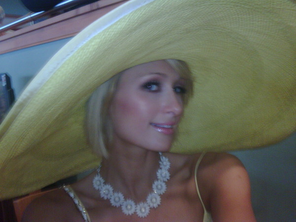 My HUGE Yellow Derby Hat