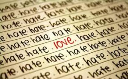 Hate hate hate love