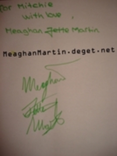 meagan - my autographs