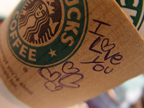 I Love Ya`!! ... Starbucks x3