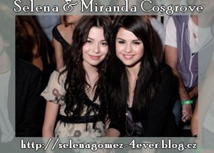 Selena Gomez and Miranda Cosgrove
